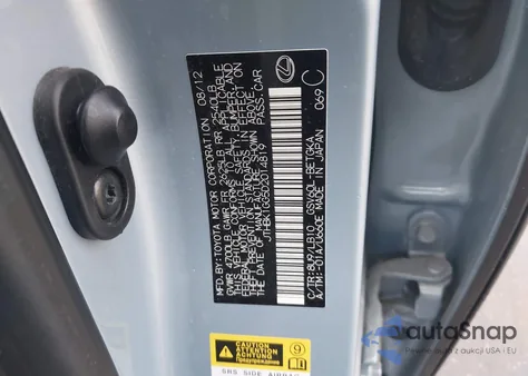 2013 Lexus Es 350 from USA, damaged, VIN JTHBK1GG5D2014819